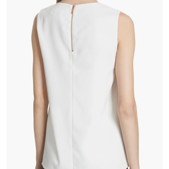 NWT Ted Baker London Kelliss Sculpted Bow Sleeveless Top - Picture 2 of 6